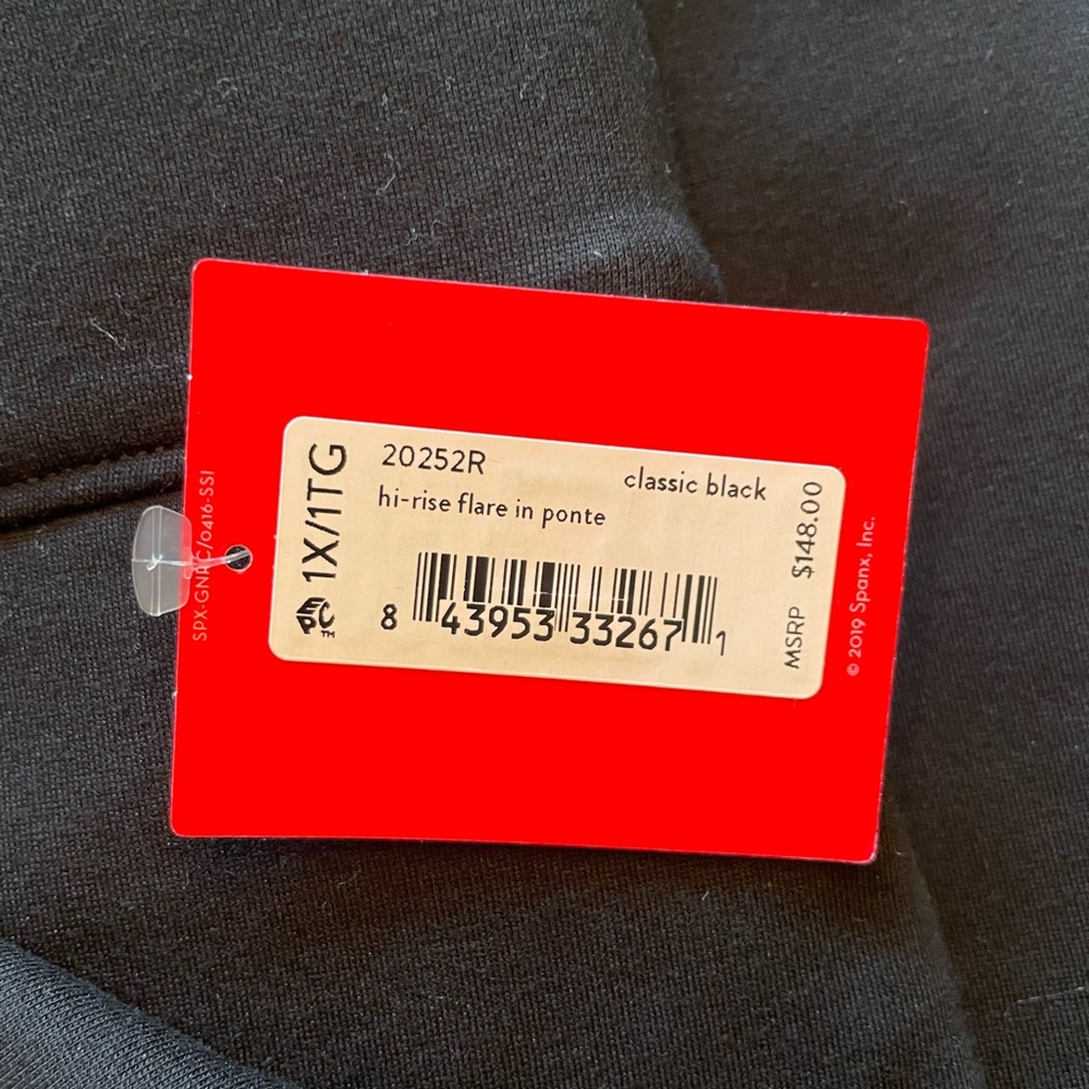 SPANX Classic Black Hi-Rise Flare Pants